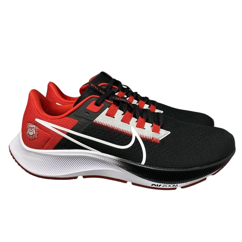 Nike Air Zoom Pegasus 38 UGA Georgia Bulldogs Running Shoes DJ0837-001